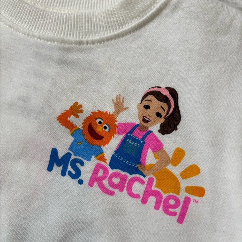 Happy Ms Rachel & Herbie Toddler Cream Sweatshirt - Picture 2 of 4